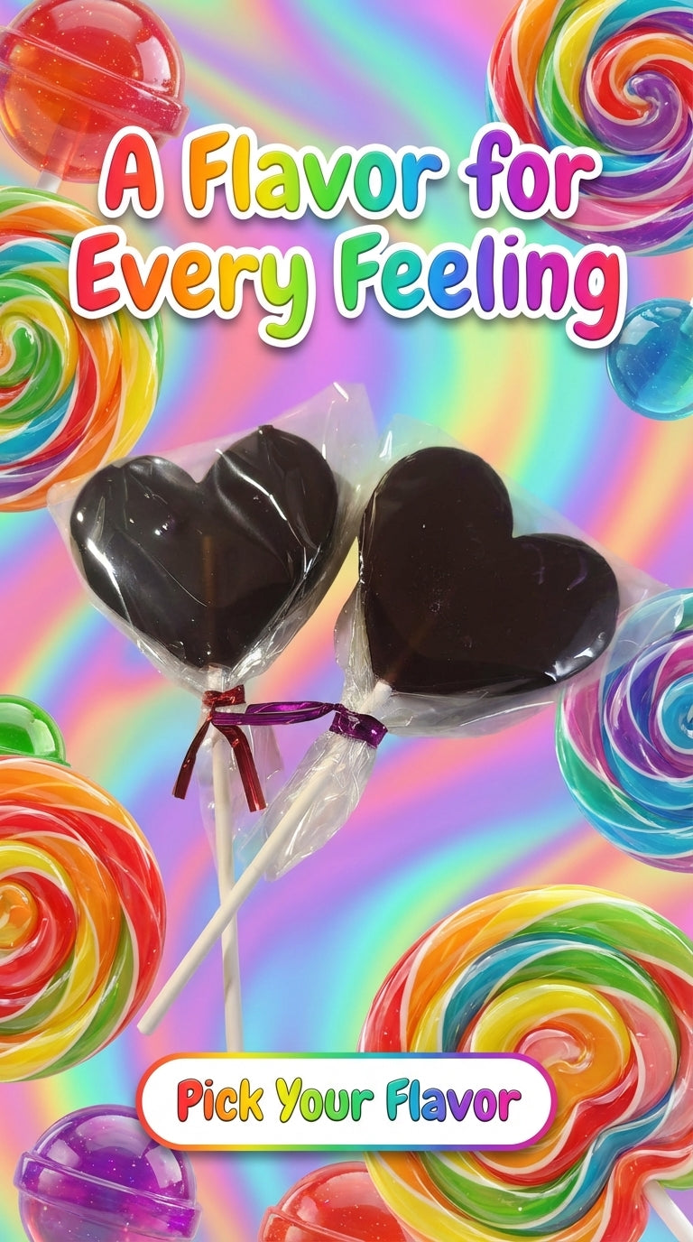 ♥ Large Heart Lollipops ♥