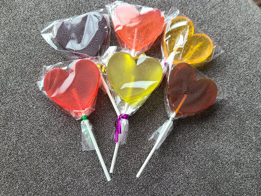 ♥ Large Heart Lollipops ♥