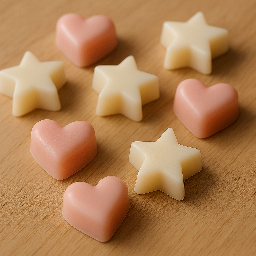 ♥ Heart Shaped Wax Melts - Set of 6 ♥